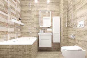 Дизайн плитки в ванной: тренды и свежие идеи для интерьера
