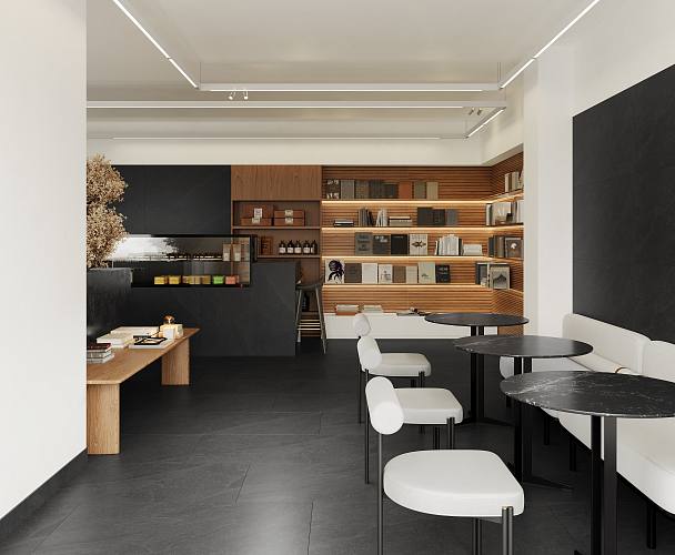 Badrock Shadow PRO Deco Art Керамогранит графитовый 60х120 R10Soft STR CB