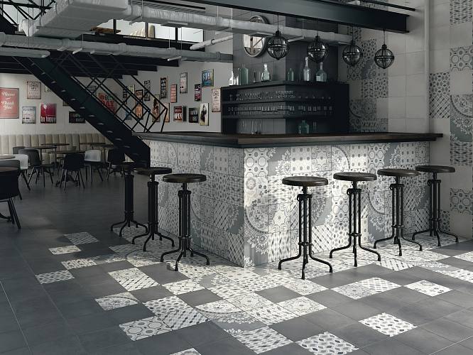 Коллиано Керамогранит черный SG913200N 30х30 (Малино)