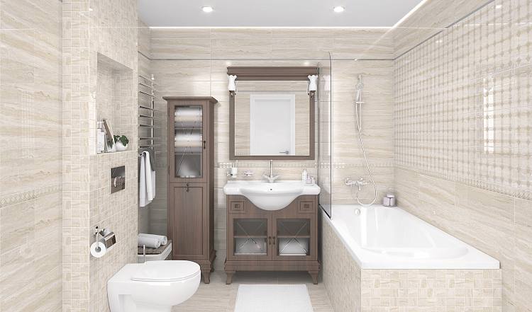 Glossy Бордюр серый 4,8х60