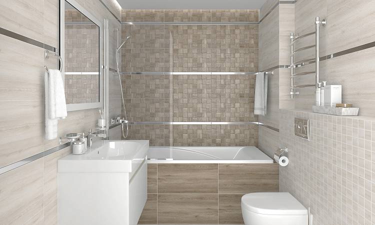 Timber Керамогранит бежевый мозаика 30х60