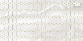 Prime Декор белый 25х50