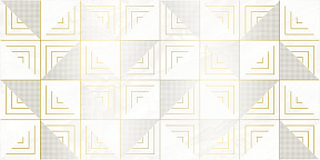 Мания Декор белый 25х50