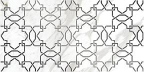 Royal Stone Вставка белая узор 16015 29,8х59,8