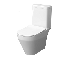 Унитаз-компакт LAPARET Correct с сиденьем микролифт белый с1