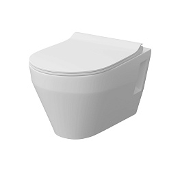 Унитаз подвесной LAPARET Correct с сиденьем микролифт белый с1