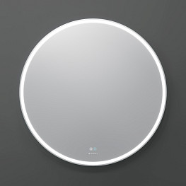Зеркало LAPARET Electra D 80 влагостойкое, подсветка, димер и антизапотевание (подогрев)